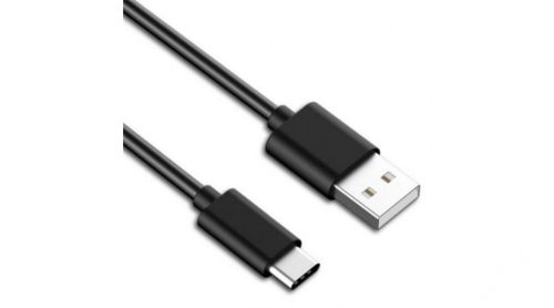USB-C kábel USB type C kábel - USB kábel töltő töltőkábel adatkábel 1 méter fekete prémium minőség
