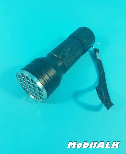 Érintő kijelző ragasztó UV ragasztó kötésre alkalmas UV lámpa ultraibolya kék fényű 21 db LED fekete