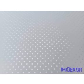 Vízhatlan mintás ív 70x100cm - Pici Pöttyös - Fehér
