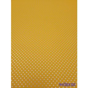 Vízhatlan mintás ív 70x100cm - Pici Pöttyös - Napsárga