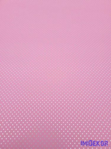 Vízhatlan mintás ív 70x100cm - Pici Pöttyös - Rózsaszín