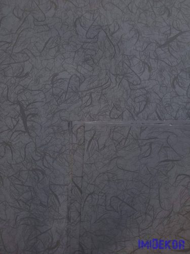 Vízhatlan mintás ív 70x100cm - Tollmintás - Fekete