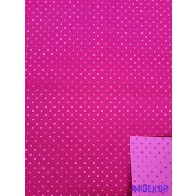   Vízhatlan mintás ív 70x100cm - Pöttyös Kétoldalú - Sötét Rózsaszín-Rózsaszín