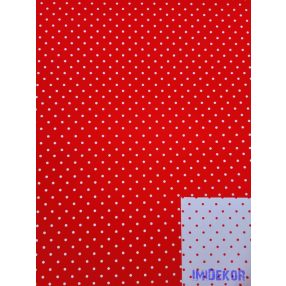   Vízhatlan mintás ív 70x100cm - Pöttyös Kétoldalú - Piros-Fehér