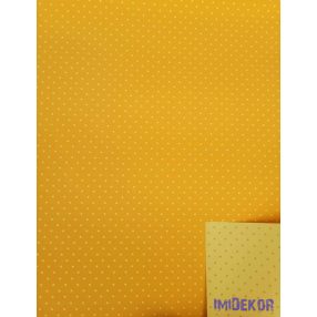   Vízhatlan mintás ív 70x100cm - Pöttyös Kétoldalú - Napsárga-Sárga