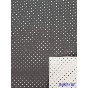   Vízhatlan mintás ív 70x100cm - Pöttyös Kétoldalú - Fekete-Fehér