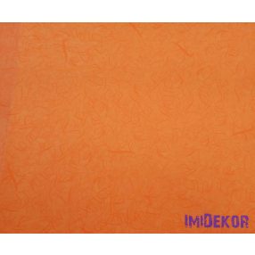 Vízhatlan mintás ív 70x100cm - Tollmintás - Narancs