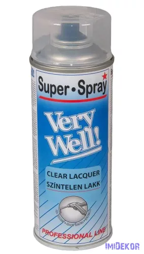 VERY WELL 400 ml dekorációs fújós spray - Színtelen Lakk