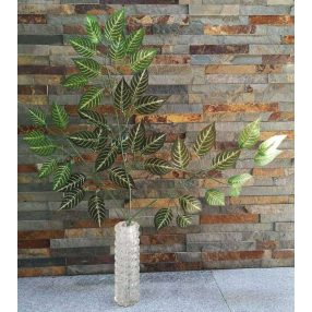 CsÍkos zöld 42 leveles selyem ág 65 cm