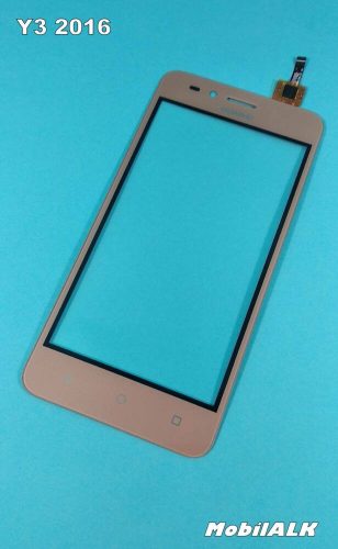 Huawei Y3 II Y3 2 2016 4G  érintő panel kijelző üveg digitizer touch arany