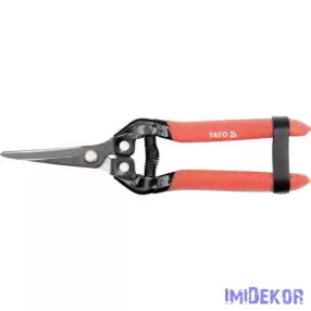   YATO Metszőolló 180 mm (hajlított) gyümölcsszedésre, virágvágásra (YT-8817)