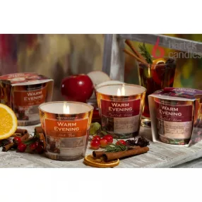 Karácsonyi illatos poharas mécses