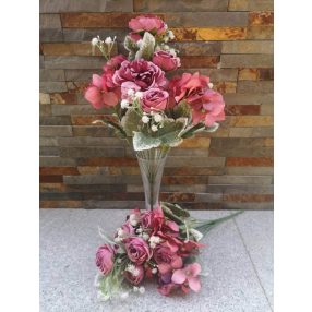 Pasztell színű csokrok